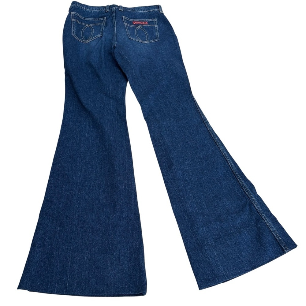 Johnny Was Sàsson Womens Jeans Sz 27 Medium Wash Wide Leg Flare Denim NWT retro - Picture 3 of 11